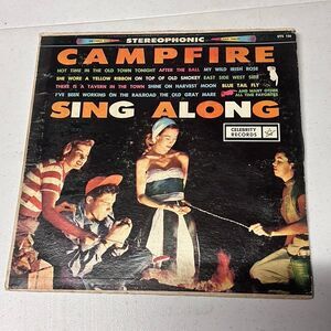 Vintage Campfire Sing Along Vinyl Celebrity Records UTS 156 Stereo